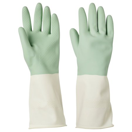 RINNIG Cleaning gloves, green, S - IKEA