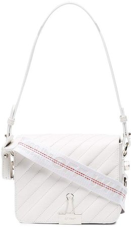 White binder clip shoulder bag