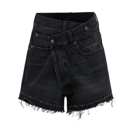 $365.00 R13 Crossover Denim Shorts