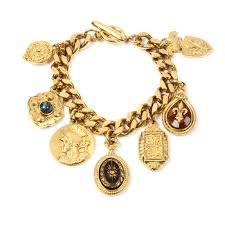 gold charm bracelet for women - Google Search