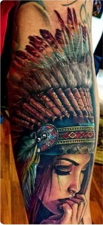 native Americans tattoo