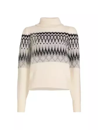 Shop Generation Love Grace Wool-Blend Jacquard Sweater | Saks Fifth Avenue
