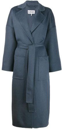 belted wrap coat