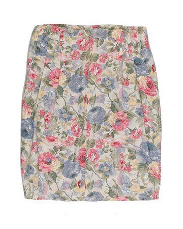 thrift floral skirt
