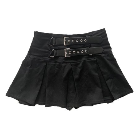 black skirt depop