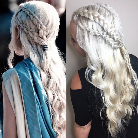 White Hair (Khaleesi Style)
