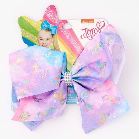 JoJo Siwa™ Rainbow Unicorn Hair Bow | Claire's US