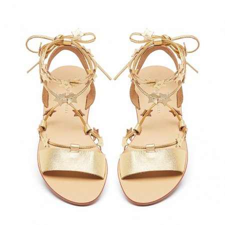 Loeffler Randall | Starla Wrap Sandal | Gold | Shoes