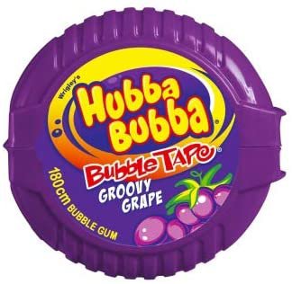 Wrigley Hubba Bubba Bubble Tape Grape x 12: Amazon.it: Alimentari e cura della casa
