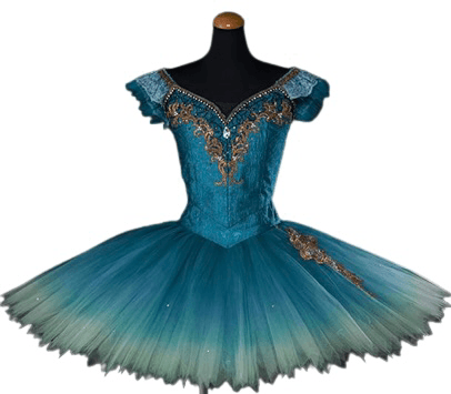 peacock ballet dress