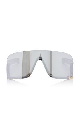 Mask-Frame Acetate Sunglasses By Gucci | Moda Operandi