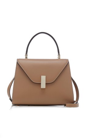 Valextra Iside Small Leather Top Handle Bag