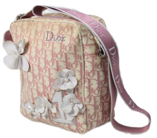 Vintage Dior Pink Crossover Bag