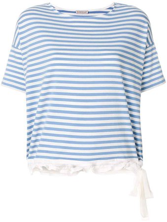 flared striped T-shirt
