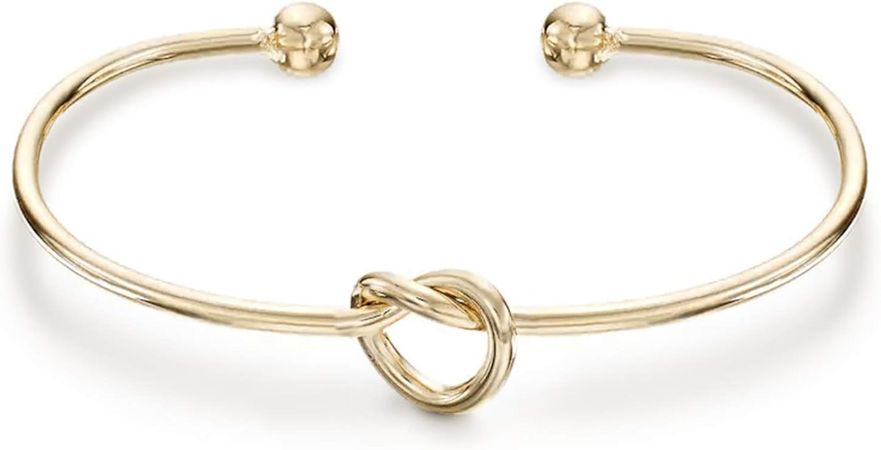 Amazon.com: PAVOI 14K Gold Plated Forever Love Knot Infinity Bracelets for Women | Yellow Gold Bracelet: Clothing, Shoes & Jewelry