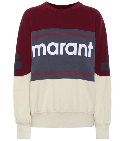 Gallian Logo Cotton-Blend Sweatshirt | Isabel Marant, Étoile - Mytheresa