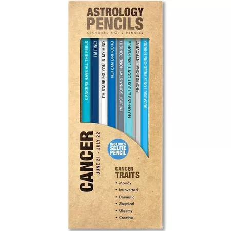 Astrology Pencils - Cancer | Google Shopping