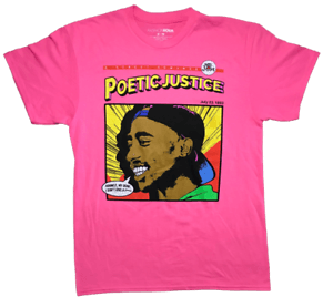 pink Tupac graphic tee