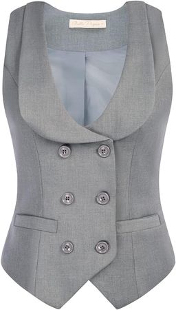 Belle Poque Womens Plus Size Waistcoat Vest Vintage Steampunk Dress Jacket Waistcoat Suit,2XL at Amazon Women's Coats Shop