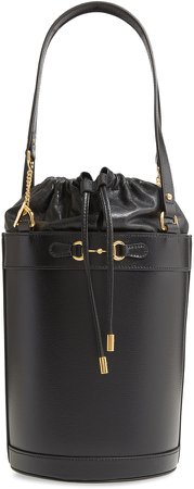Medium 1955 Horsebit Leather Bucket Bag