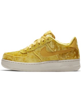 Nike Air Force 1 Lv8 Velvet Sneakers in Mineral Gold color - Buscar con Google