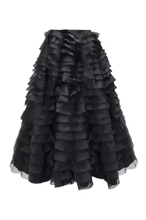 Amour Ruffle Midi Skirt – Marissa Collections
