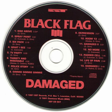 Black Flag – Damaged (CD) - Discogs
