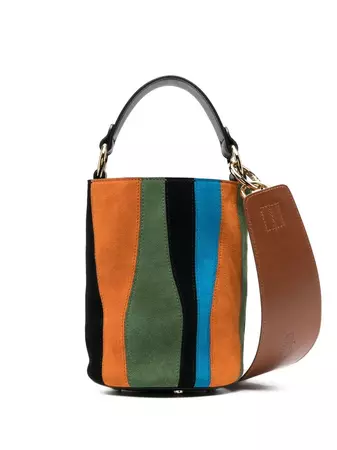 Colville Secchiello colour-block Bucket Bag - Farfetch