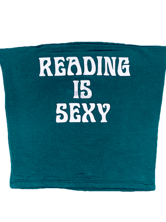 READING IS SEXY BOOB TUBE TOP