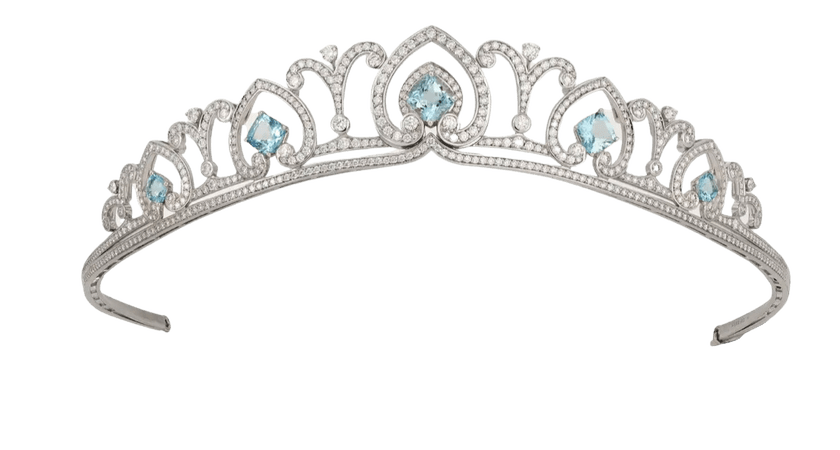Edwardian aquamarine tiara