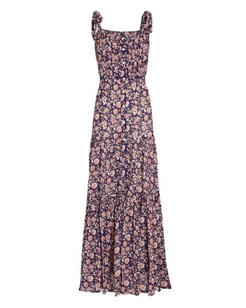 Veronica Beard Windasea Floral Maxi Cover-Up Dress | INTERMIX®