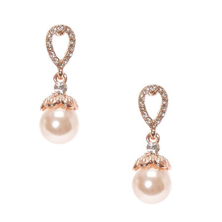 Blush Pearl Drop Earrings | Icing US