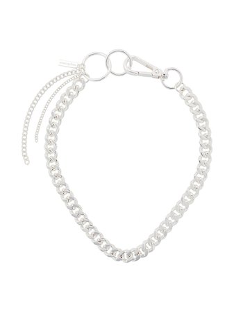 Coup De Coeur logo charm chain necklace - FARFETCH