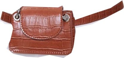 Forever 21 Faux Croc Leather Fanny Pack