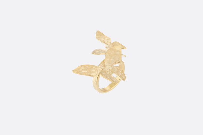 Dior Sea Garden Ring Gold-Finish Metal | DIOR