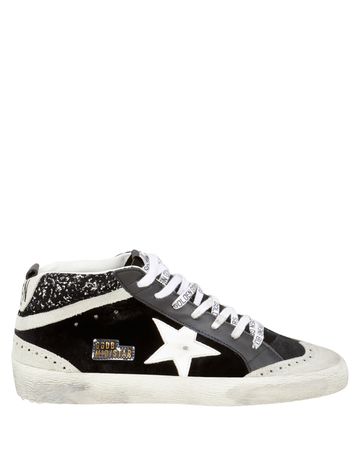 Mid Star Velvet Sneakers