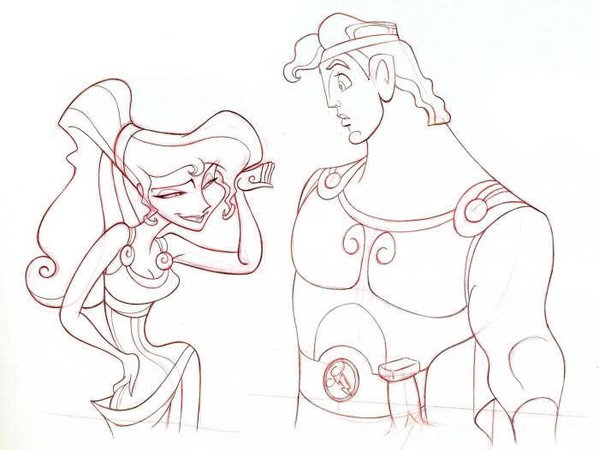 drawing meg from hercules - Google Search