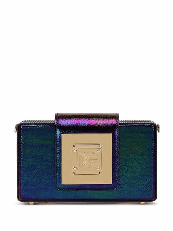 Dolce & Gabbana iridescent box clutch - FARFETCH