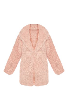 Pink Teddy Faux Fur Coat | Coats & Jackets | PrettyLittleThing