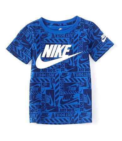 Nike Little Boys 4-7 Short-Sleeve Brand Toss AOP Tee | Dillard's
