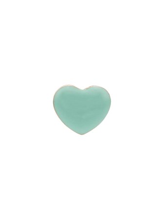 Alison Lou 14kt Gold Mini Puffy heart-shaped Earring - Farfetch