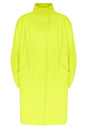 Полупальто неоново-желтого цвета Balenciaga – купить в интернет-магазине в Москве