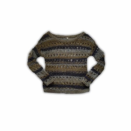 fairy grunge loose knit top