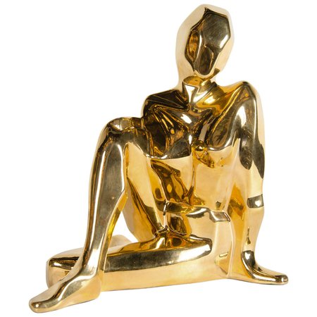 Gold Sculpture Art