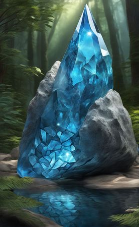 crystal 🔮 blue fantasy 💙
