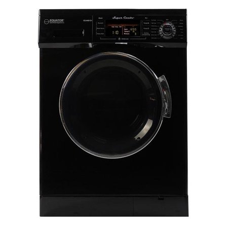 Equator 1.57 cu.ft. Compact Convertible Super Combo Washer with Venting/Condensing Drying and Automatic Water Level and Sensor Dry, Black - Equator Advanced Appliances EZ 4400 CV Black - Washer & Dryer Combos - Camping World