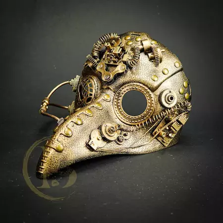 steampunk plague doctor mask