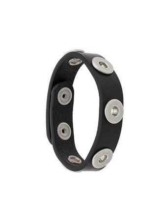 Diesel thin leather bracelet