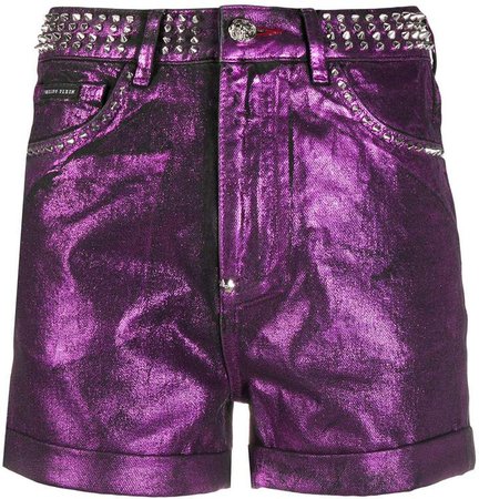 Spike-Studded Hot Pants