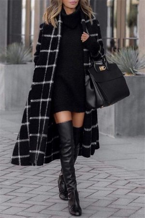 Girl in a coat